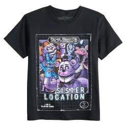 Boys 8-20 Five Nights At Freddy's Sister Location Tee