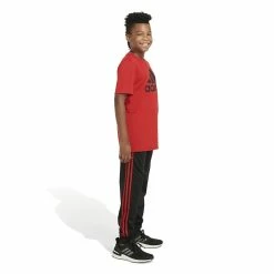 Boys 8-20 adidas Iconic Tricot Jogger Pants -kids pajamas set Sales 3274837 ALT7