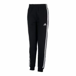 Boys 8-20 adidas Iconic Tricot Jogger Pants -kids pajamas set Sales 3274837 Black