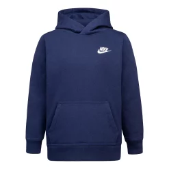 Boys 4-7 Nike Club Fleece Pullover Hoodie -kids pajamas set Sales 3854119 Navy