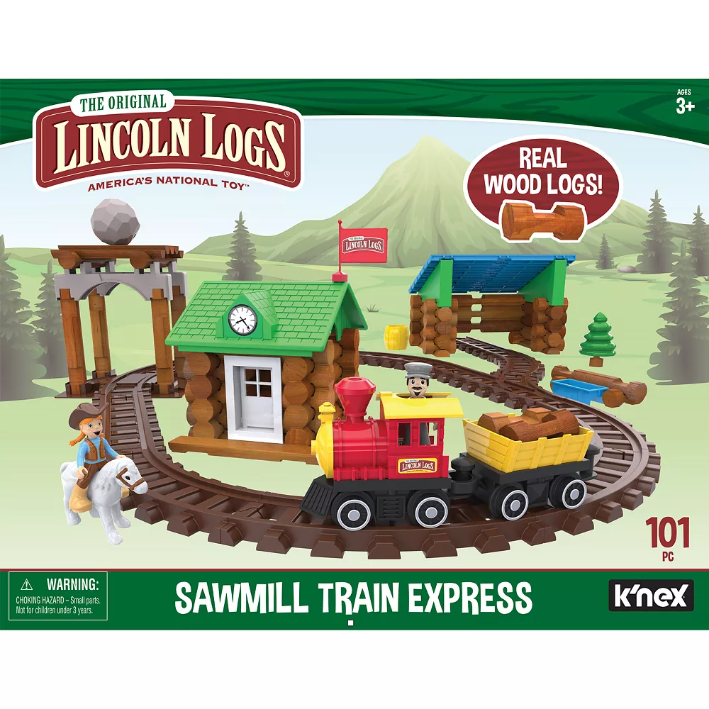 Lincoln Logs Sawmill Train Express 4 Lincoln Logs Sawmill Train Express - Image 2