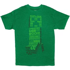 Boys 8-20 & Husky Minecraft Graphic Tee -kids pajamas set Sales 3935549 Green Creeper