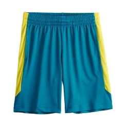 Boys 8-20 Tek Gear® Dry Tek Shorts in Regular & Husky -kids pajamas set Sales 3963792 Moroccan Teal Yellow