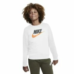 Boys 8-20 Nike Fleece Sweatshirt -kids pajamas set Sales 4232592 White Smoke Gray