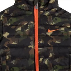 Toddler Boy Nike H2O-Dri Quilted Camouflaged Hooded Puffer Midweight Jacket -kids pajamas set Sales 4341609 ALT4