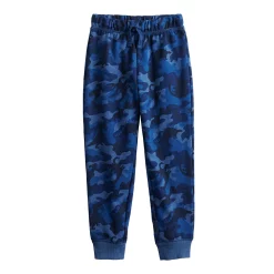 Boys 4-12 Jumping Beans® French Terry Jogger Pants in Regular, Slim, and Husky -kids pajamas set Sales 4344114 Blue Dino Camo