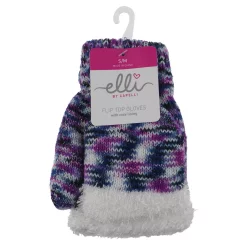Girls 4-16 Elli by Capelli Space Dye Flip Top Mitten Gloves -kids pajamas set Sales 4528507 ALT
