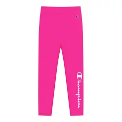 Girls 7-16 Champion® Signature Script Leggings -kids pajamas set Sales 4618385 Pink