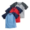 Toddler Boy / Boys 4-12 Jumping Beans® 3-Pack Sensory Raglan Tees -kids pajamas set Sales 4672439 Gray Red Blue