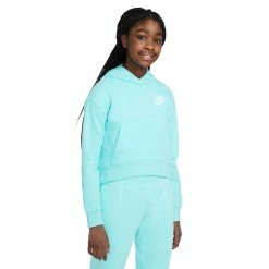 Girls 7-16 Nike Printed Fleece Hoodie -kids pajamas set Sales 4878466 Copa White