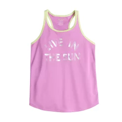Girls 7-16 Tek Gear® Graphic Tank Top in Regular & Plus Size -kids pajamas set Sales 4888286 Purple Live In The Sun