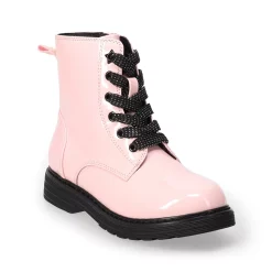 SO® Teagan Girls' Combat Boots -kids pajamas set Sales 4926032 Pink