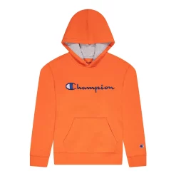 Kids 7-20 Champion® Script Fleece Hoodie -kids pajamas set Sales 4928961 Crayon Orange