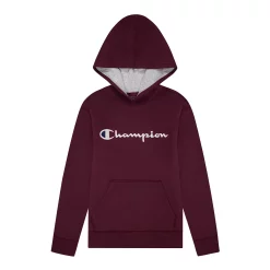 Kids 7-20 Champion® Script Fleece Hoodie -kids pajamas set Sales 4928961 Dark Purple Berry