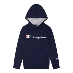 Kids 7-20 Champion® Script Fleece Hoodie -kids pajamas set Sales 4928961 Navy