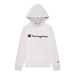 Kids 7-20 Champion® Script Fleece Hoodie -kids pajamas set Sales 4928961 Oatmeal Heather