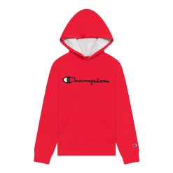 Kids 7-20 Champion® Script Fleece Hoodie -kids pajamas set Sales 4928961 Red