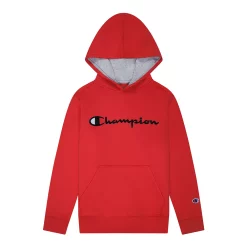 Kids 7-20 Champion® Script Fleece Hoodie -kids pajamas set Sales 4928961 Scarlet