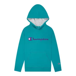 Kids 7-20 Champion® Script Fleece Hoodie -kids pajamas set Sales 4928961 Tempo Teal