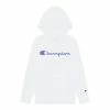 Girls 7-16 Champion® Script Hooded Tee