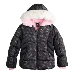 Girls 4-18 ZeroXposur Amelia Puffer Jacket -kids pajamas set Sales 4950433 Black