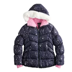 Girls 4-18 ZeroXposur Amelia Puffer Jacket -kids pajamas set Sales 4950433 Phantom
