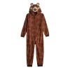 Boys 4-16 Cuddl Duds One-Piece Union Suit Pajamas -kids pajamas set Sales 4969879 Brown