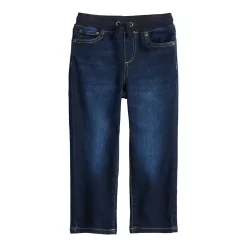 Toddler Boy Jumping Beans® Straight Knit Denim Pants -kids pajamas set Sales 4982314 Dark Wash