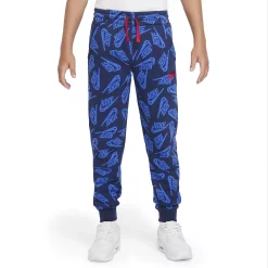 Boys 8-20 Nike Club Fleece Print Joggers -kids pajamas set Sales 5010550 Midnight Navy