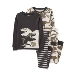 Boys 4-14 Carter's Top & Bottoms Pajama Set 30 Boys 4-14 Carter's Top & Bottoms Pajama Set -kids pajamas set Sales 5011254 Gray Dino