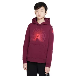 Boys 8-20 Nike Club Fleece Boxy Hoodie -kids pajamas set Sales 5011482 Dark Beetroot