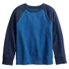 Kids 4-12 Jumping Beans® Essential Raglan Pullover Sweatshirt -kids pajamas set Sales 5046166 Denim Blue Navy