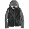 Girls 4-18 SO® Faux-Leather Hooded Jacket
