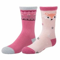 Girls 2-Pack Plushfill Crew Socks -kids pajamas set Sales 5061006 Blushing Bride