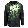 Boys 4-7 Nike Block Logo Long Sleeved Tee