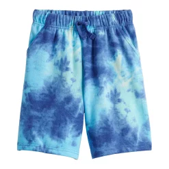 Boys 4-12 Jumping Beans® Fleece Shorts -kids pajamas set Sales 5140644 Blue Tie Dye
