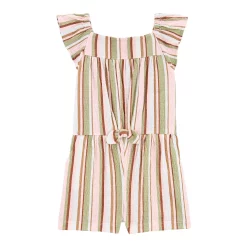 Toddler Girl Carter's Striped Crinkle Jersey Romper