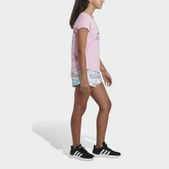 Girls 7-16 adidas Printed Woven Shorts -kids pajamas set Sales 5172921 ALT3