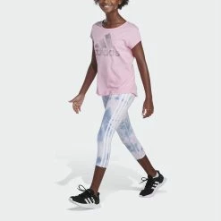 Girls 7-16 adidas Printed 7/8 Leggings -kids pajamas set Sales 5172940 ALT4
