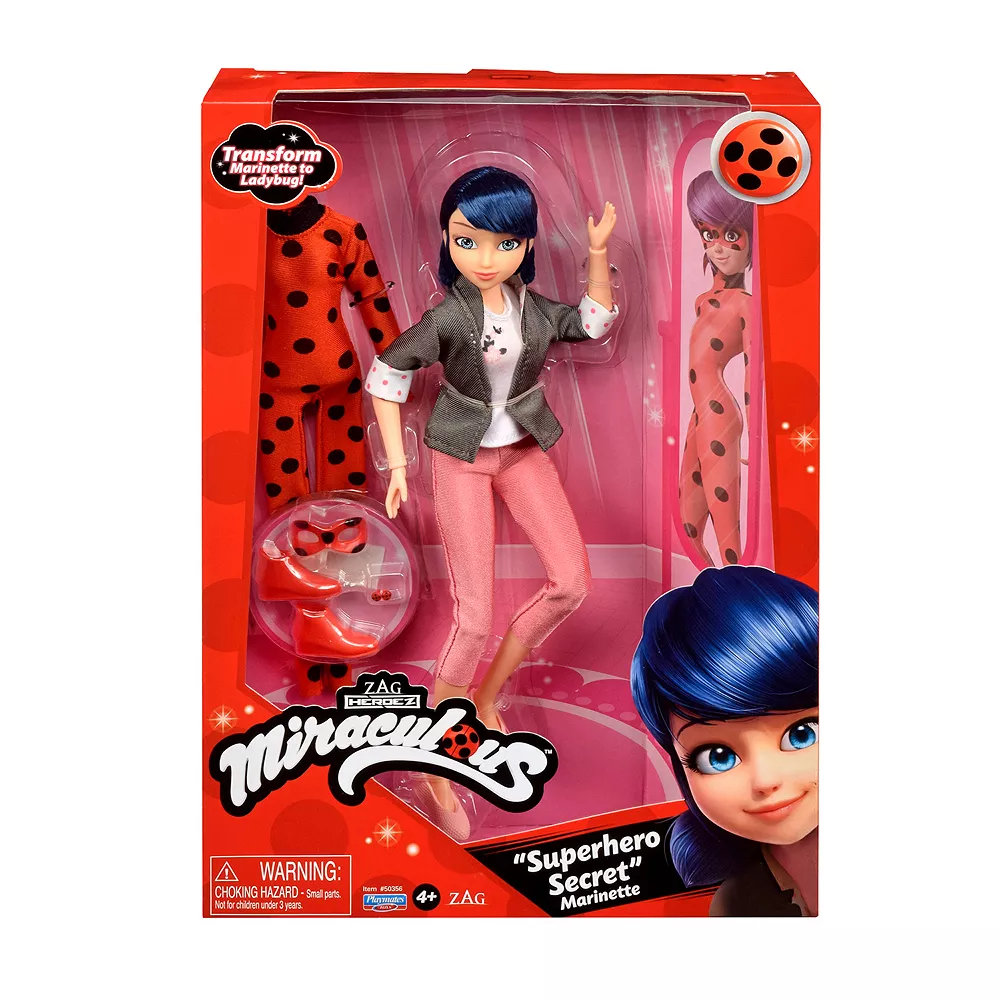 Miraculous: Tales of Ladybug & Cat Noir Super Hero Secret Marinette Fashion Doll 3 Miraculous: Tales of Ladybug & Cat Noir Super Hero Secret Marinette Fashion Doll