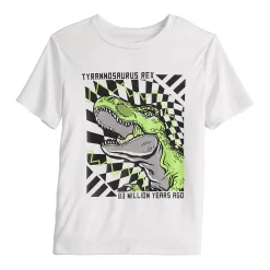 Boys 4-12 Jumping Beans® Active Graphic Tee -kids pajamas set Sales 5203484 Dino White