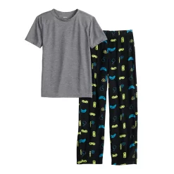 Boys 8-20 Sonoma Goods For Life® Tee & Microfleece Pants Pajama Set in Regular & Husky -kids pajamas set Sales 5206830 Gamer