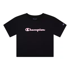 Girls 7-16 Champion® Tie-Dye Script Boxy Tee -kids pajamas set Sales 5207581 Black
