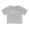 Girls 7-16 Champion® Tie-Dye Script Boxy Tee -kids pajamas set Sales 5207581 Oxford Heather