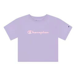 Girls 7-16 Champion® Tie-Dye Script Boxy Tee -kids pajamas set Sales 5207581 Urban Lilac