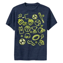 Boys 8-20 Tek Gear® Graphic Tee in Regular & Husky -kids pajamas set Sales 5217316 Glowing Sports Element