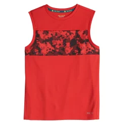 Boys 8-20 Tek Gear® Dry Tek Muscle Tee in Regular & Husky -kids pajamas set Sales 5220789 Cherry Berry