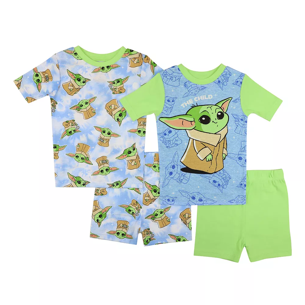 Boys 6-12 Star Wars The Mandalorian Grogu aka Baby Yoda Follow Tops & Shorts Pajama Set 3 Boys 6-12 Star Wars The Mandalorian Grogu aka Baby Yoda Follow Tops & Shorts Pajama Set
