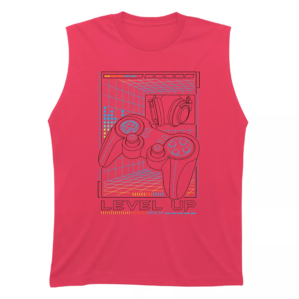 Boys 8-20 Tek Gear® Graphic Muscle Tank in Regular & Husky 12 Boys 8-20 Tek Gear® Graphic Muscle Tank in Regular & Husky - Image 10