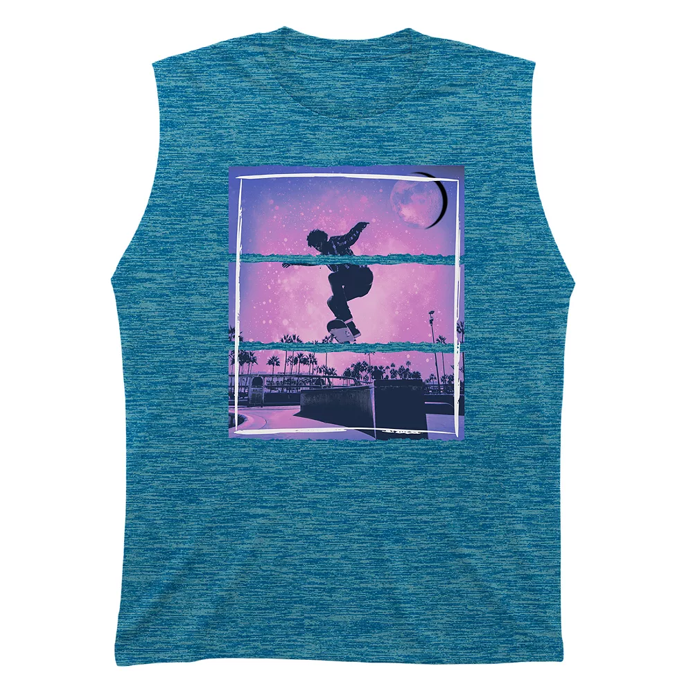 Boys 8-20 Tek Gear® Graphic Muscle Tank in Regular & Husky 6 Boys 8-20 Tek Gear® Graphic Muscle Tank in Regular & Husky - Image 4